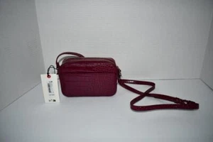 Ted Baker Stina Mini Double Zip Camera Bag in Deep Purple #248415 NWT - Picture 1 of 7