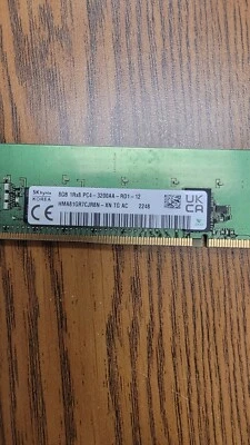 Sk Hynix 8gb 1rx8 PC4-3200AA - Image 1 of 3