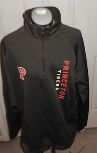 PRINCETON UNNIVERSITY TIGERS CHAMPION MENS 1/4 ZIP HOODED PULLOVER MEDIUM - Picture 1 of 3