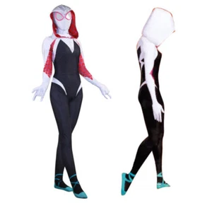 Verso Into the Spider Gwen Stacy Mujer Spiderman Disfraz Halloween Monos - Imagen 1 de 10