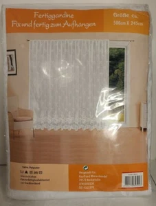 Lace Curtains 100% Polyester 500cm X 245 cm 9 Ft 10 in X 8 Ft New in Package - Picture 1 of 6
