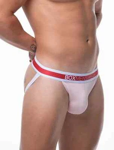 Nueva caja de tirantes de punto de los 90 para hombre, rosa campeón, extra grande - Imagen 1 de 5