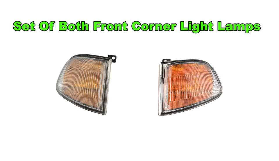 Juego de ambas lámparas de luz de esquina blancas con porta bombillas TYC para Honda Civic EG 91-95 Foto 1 de 2