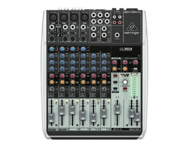 Behringer XENYX Q1204USB 12In 2/2Bus Mixer Mic Preamps Compressors Wireless USB - Image 1 of 4