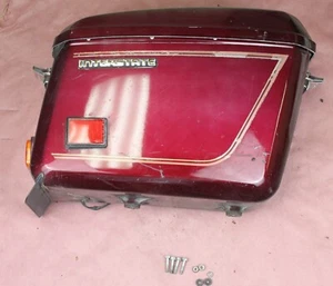 1980-1983 Honda Goldwing GL1100 Interstate Right Saddle Bag Red Complete - Bild 1 von 18