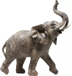 Large 13" African Elephant Statue Gifts for Women, Big Elephant Decor Scuplture - Picture 1 of 7
