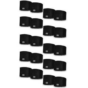 Acoustic Audio AA321B Indoor Mount Black Speakers 4000W 10 Pair Pack AA321B-10Pr - Picture 1 of 5