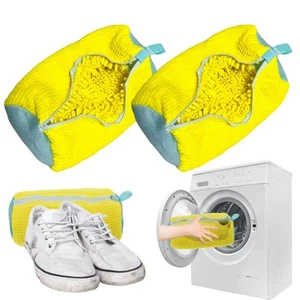 2 Pcs, 2024 Laundry Bags Mesh Wash Bags, Reusable Shoe Washing Machine Bag Fo... - Picture 1 of 7