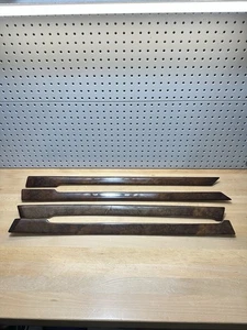 96-01 BMW E38 740I Interior Door Panel Wood Trim Set 4pc Vavona OEM - Bild 1 von 10