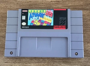 SUPER NINTENDO (Nintendo, 1992) TETRIS ATTACK AUTHENTIC SNES Tested & Working - Picture 1 of 4