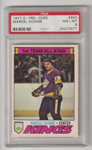 1977 O-Pee-Chee #240 Marcel Dionne PSA 8 - Picture 1 of 2