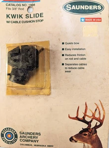 Saunders Archery Company Kwik Slide con tope de cojín de cable #1808 - Imagen 1 de 1