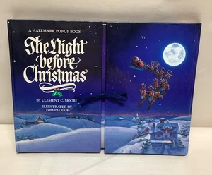 The Night Before Christmas: A Hallmark Pop-Up Book By Clement Moore 1988 HC - Foto 1 di 9