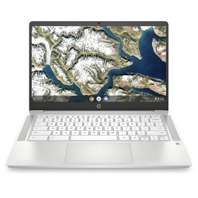HP Chromebook 14A 14" Celeron 1.1GHz/4GB/32GB (White) 9PG29UA - w/Warranty - Image 1 of 4