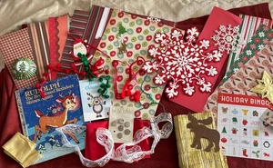 Little Golden Book Junk Journal Kit RUDOLPH SHINES AGAIN Supplies GBJJ3 - Bild 1 von 3