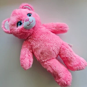 2023 Barbie Movie Build-A-Bear, Pink Plush Bear with Blue Eyes – Limited Edition - Picture 1 of 5