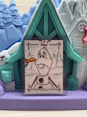 Topps Disney Wonder Sketch Card One Of One - OLAF 1/1 Signed By Artist ❄️ Frozen - Image 1 of 4