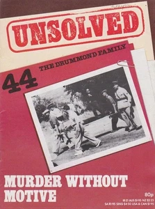 unsolved-44-THE DRUMMOND FAMILY-MURDER WITHOUT MOTIVE. - Picture 1 of 4