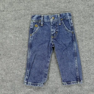 Wrangler Jeans Toddler 1T Blue Denim Straight Leg 5 Pocket Cowboy Western Style - Picture 1 of 8
