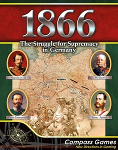 Compass Games 1866 Der Kampf um die Vorherrschaft in Deutschland CPA 1045 - Bild 1 von 4