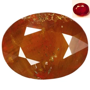 20.68Ct Awesome Oval 17.7X13.8 MM Brown to Red Madagascar Natural Col Chg Garnet - Picture 1 of 5