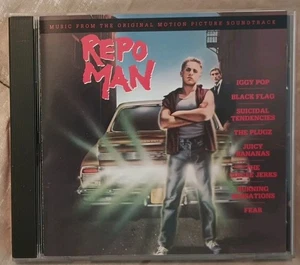 REPO MAN Soundtrack O.S.T. CD PLUGZ The Circle Jerks BLACK FLAG Iggy Pop 1994 - Foto 1 di 2