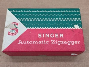 Singer Automatic Zigzagger Attachment 4 Decor Stitch Cams  Model 161103 Orig Box - Picture 1 of 14