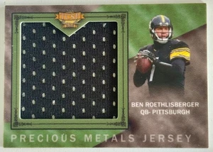 Ben Roethlisberger precious metals Game-Used Steelers Patch #mj3 08/30 - Picture 1 of 2