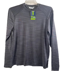 DSG Herren Movement LS Crew Team dunkelgrau einfarbig Trainingsshirt Small Nr. 4 - Bild 1 von 7