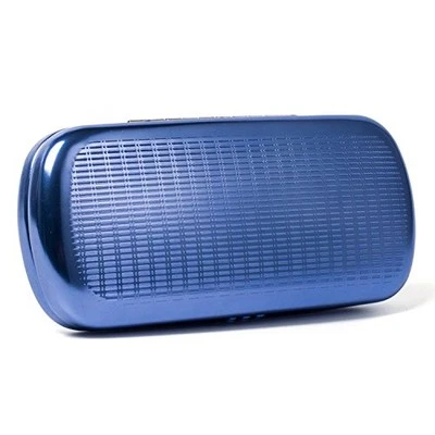 Estuche para gafas de sol Philley a rayas de aluminio carcasa dura caja de gafas de metal  Foto 1 de 4