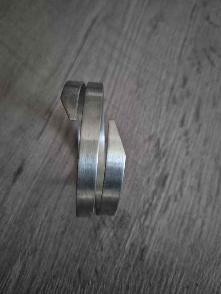 armreif reif edelstahl schmuck ring der o gotik bdsm oberarm reif - Bild 1 von 4