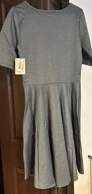 Lularoe Nicole XL NUEVO CON ETIQUETAS Denim Azul Gris Foto 1 de 4