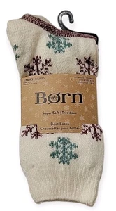 Born Women’s Super Soft Boot Socks Multi Colored Size 4-10 3 Pair  - Picture 1 of 5