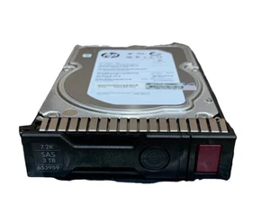HP 3TB 7.2K 3.5" SAS 6G 652766-B21 653959-001 698695-002 Hard Drive GEN8 GEN9 - Picture 1 of 1