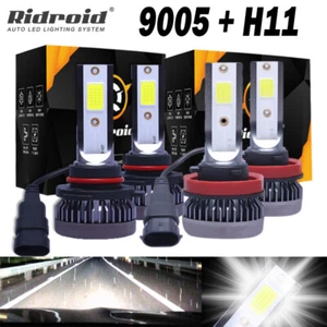 Bombillas de faros LED súper blancas haz bajo/alto para Toyota Auris 2006-2012 6000 k - Imagen 1 de 14