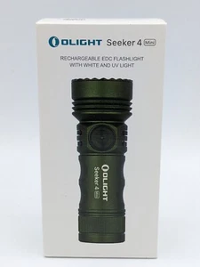 Olight Seeker 4 Mini Torcia EDC 1200 Lumen con Funzione UV OD Verde Nuova - Foto 1 di 4
