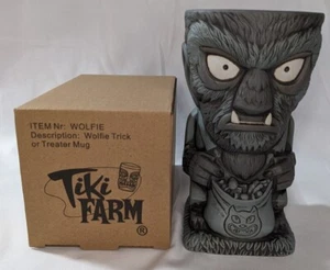 TIKI FARM Trick or Treater Wolfie THE WOLFMAN Ceramic TIKI Mug - Picture 1 of 7