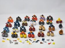 50+ Pc. Lot of Mattel Matchbox Big Boots Action Figures, Vehicles, Animals