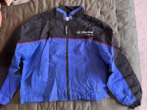 Vintage Limited Edition Polaris Snowmobile Jacket Snow Check 01 - Picture 1 of 4