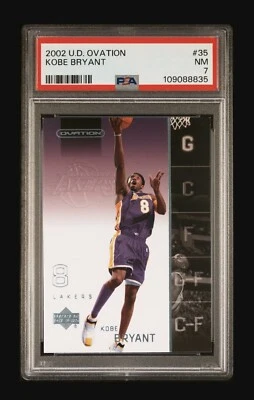 2002 Upper Deck Ovation Kobe Bryant #35 PSA 7 - Image 1 of 2