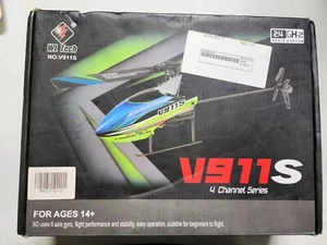 WLtoys V911S 2.4G 4CH 6-Aixs Gyro Flybarless RC Helicopter RTF - Picture 1 of 14