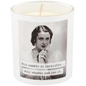 Funny gift for friend with great sense of humor! INVISIBLE CANDLE, FREE shipping - Picture 1 of 2