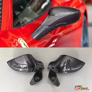 For Ferrari 488 GTB Spider Real Carbon Fiber Side View Mirror Cover Replace - Bild 1 von 9
