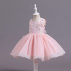 Flower Girl Dresses Embroidered Tulle Wedding Tutu Princess Ball Gown EO7