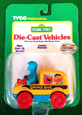 Tyco Matchbox 1996 Улица Сезам Печенье Монстр Литой Автомобиль, Новый в упаковке! - Изображение 1 из 3