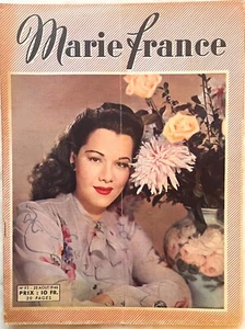 MARIE-FRANCE n°93 du 28 Août 1946 ancienne revue mode couture Cover Ray JONES - Imagen 1 de 4