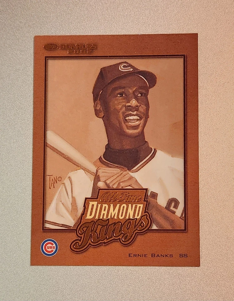 ERNIE BANKS 2002 DONRUSS ALL-TIME DIAMOND KINGS #ATDK-10 #/2500 - Image 1 of 1