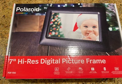 Polaroid 7” Hi-Res Digital Picture Frame - Image 1 of 2
