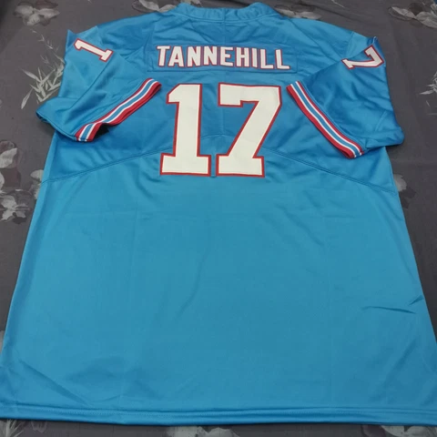 Ryan Tannehill #17 Tennessee Titans Throwback Vapor Light Blue Jersey Cover