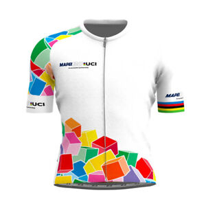Mens UCI-Mapei 30 CYCLING Jersey Cycling Short Sleeve Jersey Bicycle Jersey 2023
